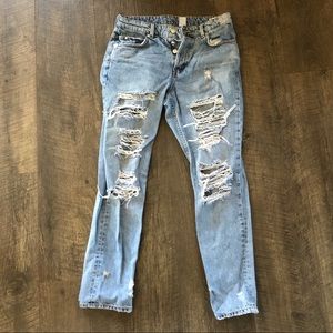 h&m boyfriend jeans